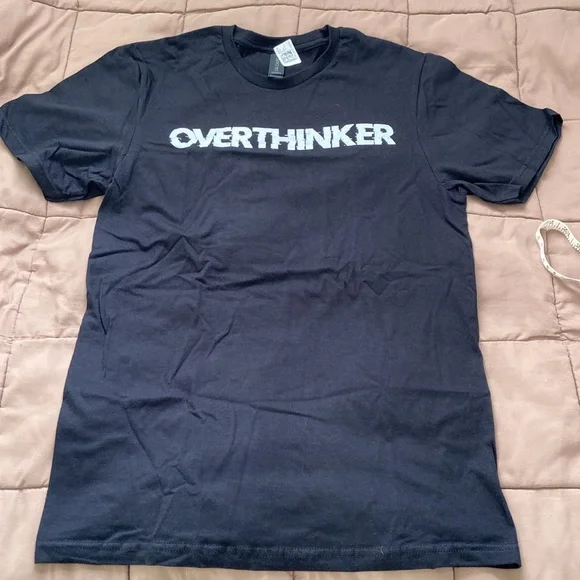Overthinker T shirt unisex size small - Picture 1 of 6